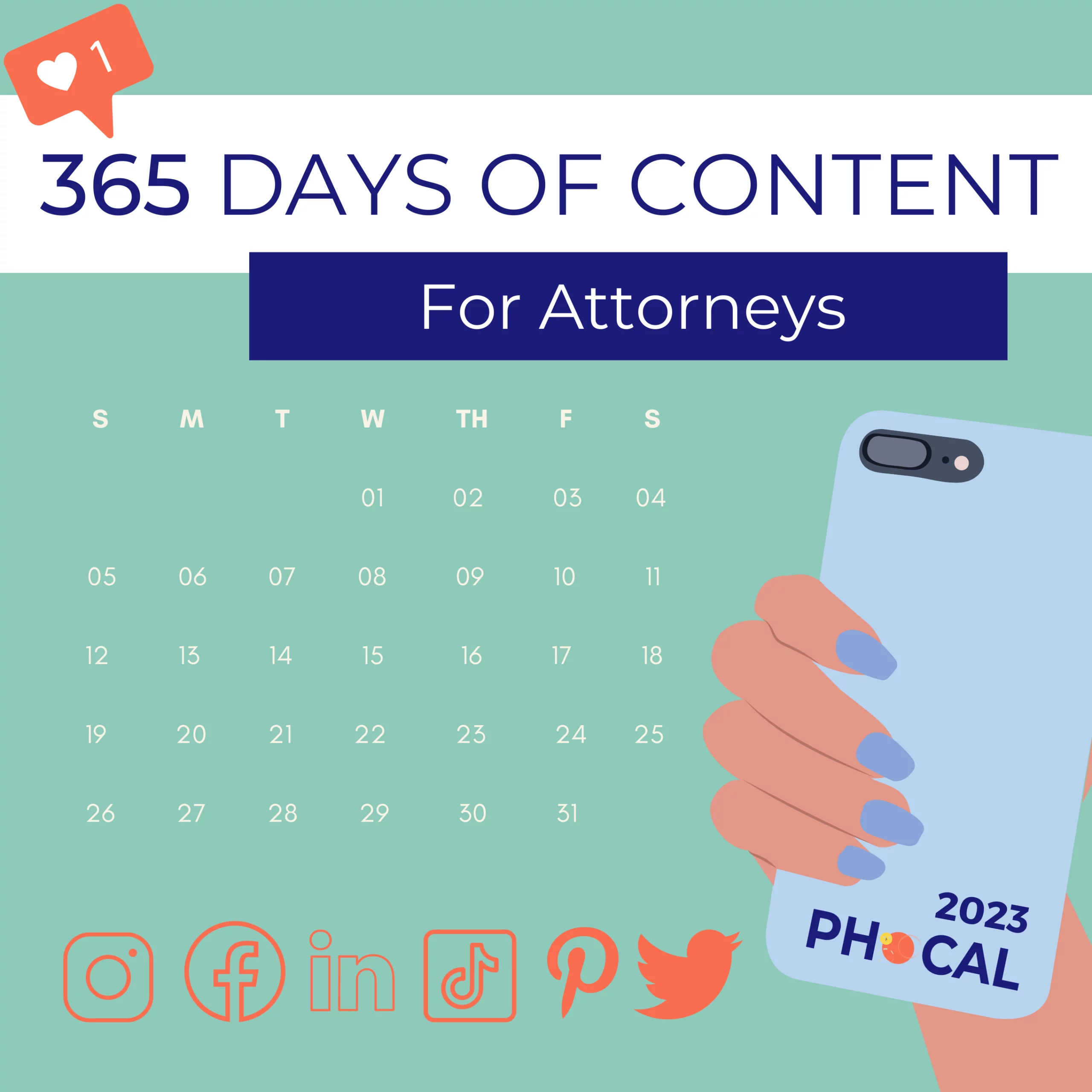 2023 365 Days of Content for Attorneys Full Year